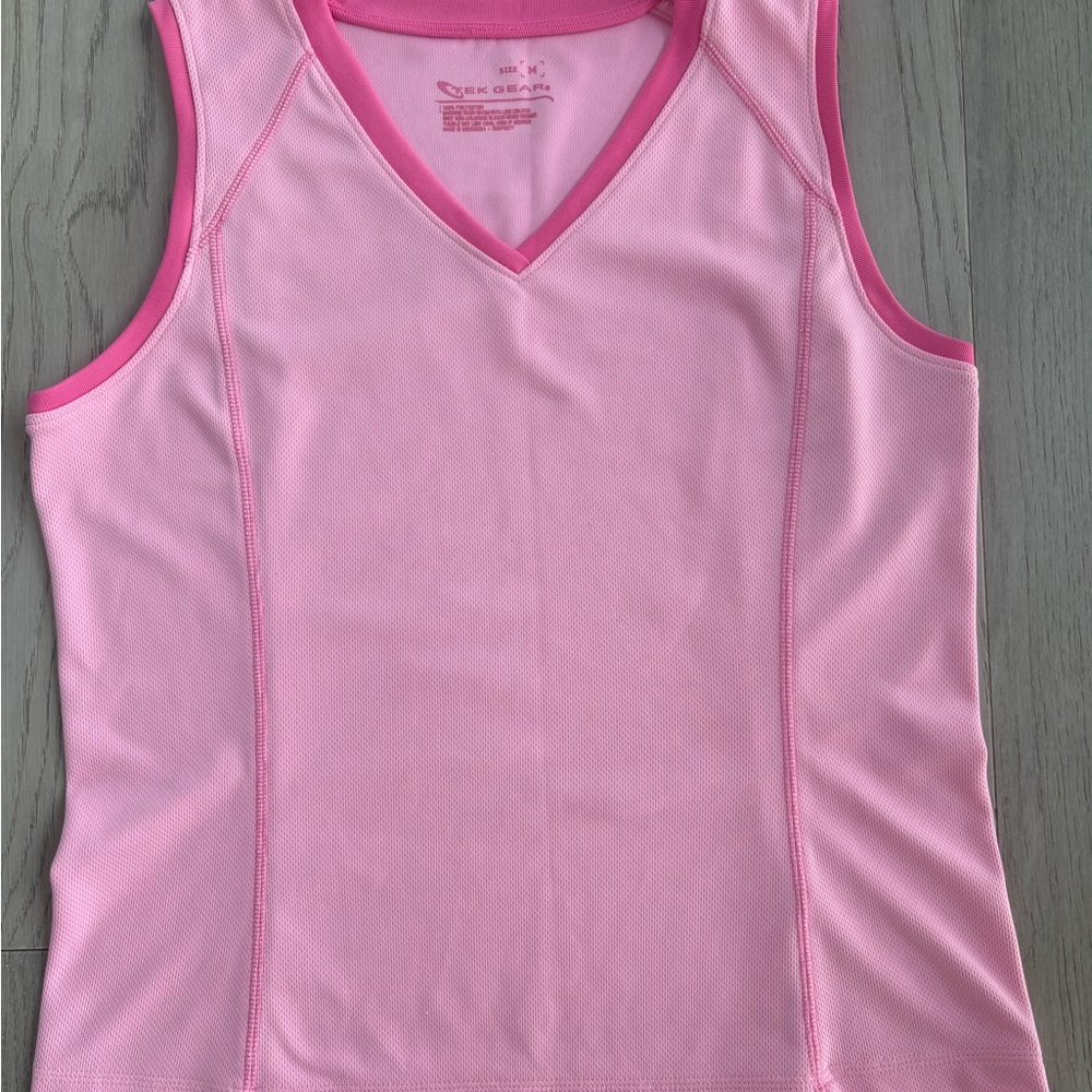 Tek Gear Sleeveless V-Neck Athletic Tank Top Size Medium